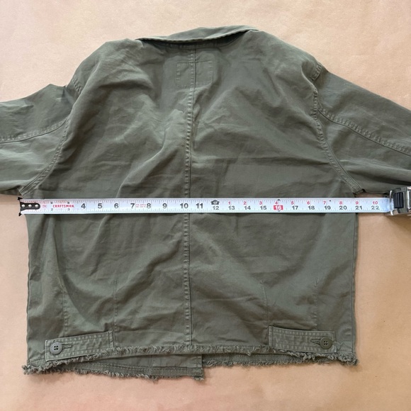 Sanctuary Olive Green Jacket Size - Picture 11 of 13